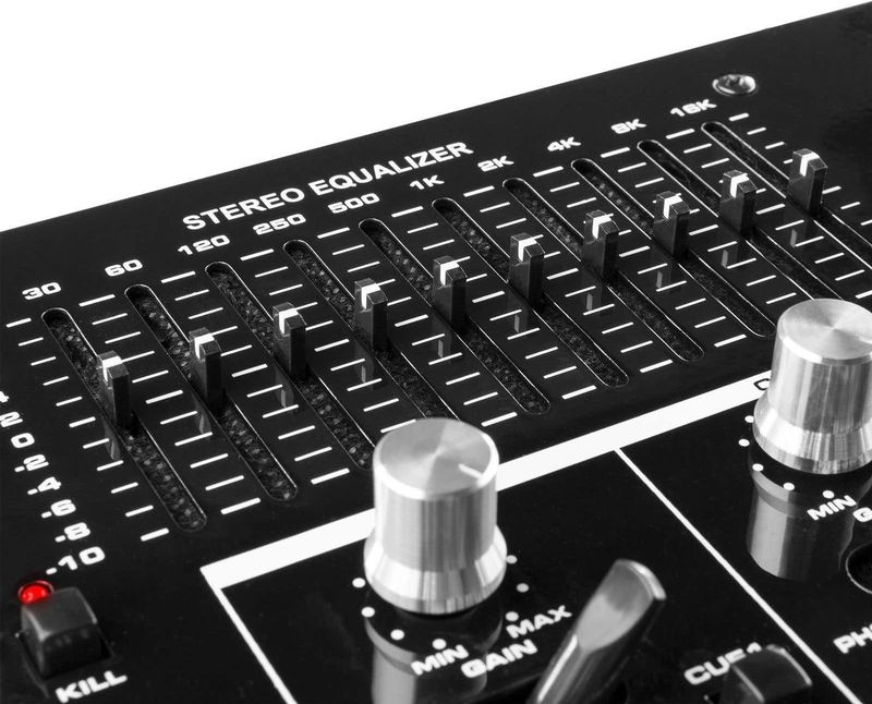 Vonyx STM-3007 6-Kanaals Mixer SD/USB/MP3/LED/Bluetooth 19 inch