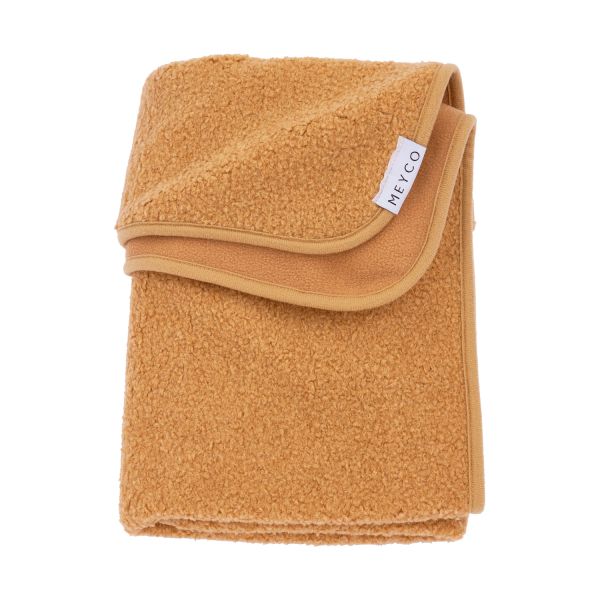 Meyco Uni Boucle Deken Toffee