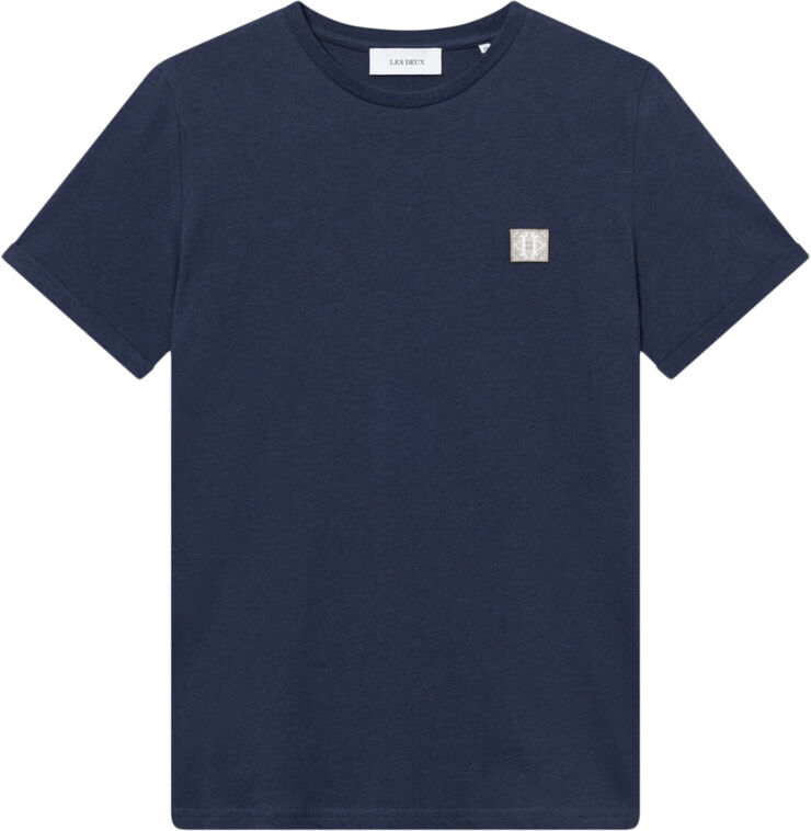 Les Deux Piece 2. 0 T-Shirt Blueprint melange/light sand-dark sand