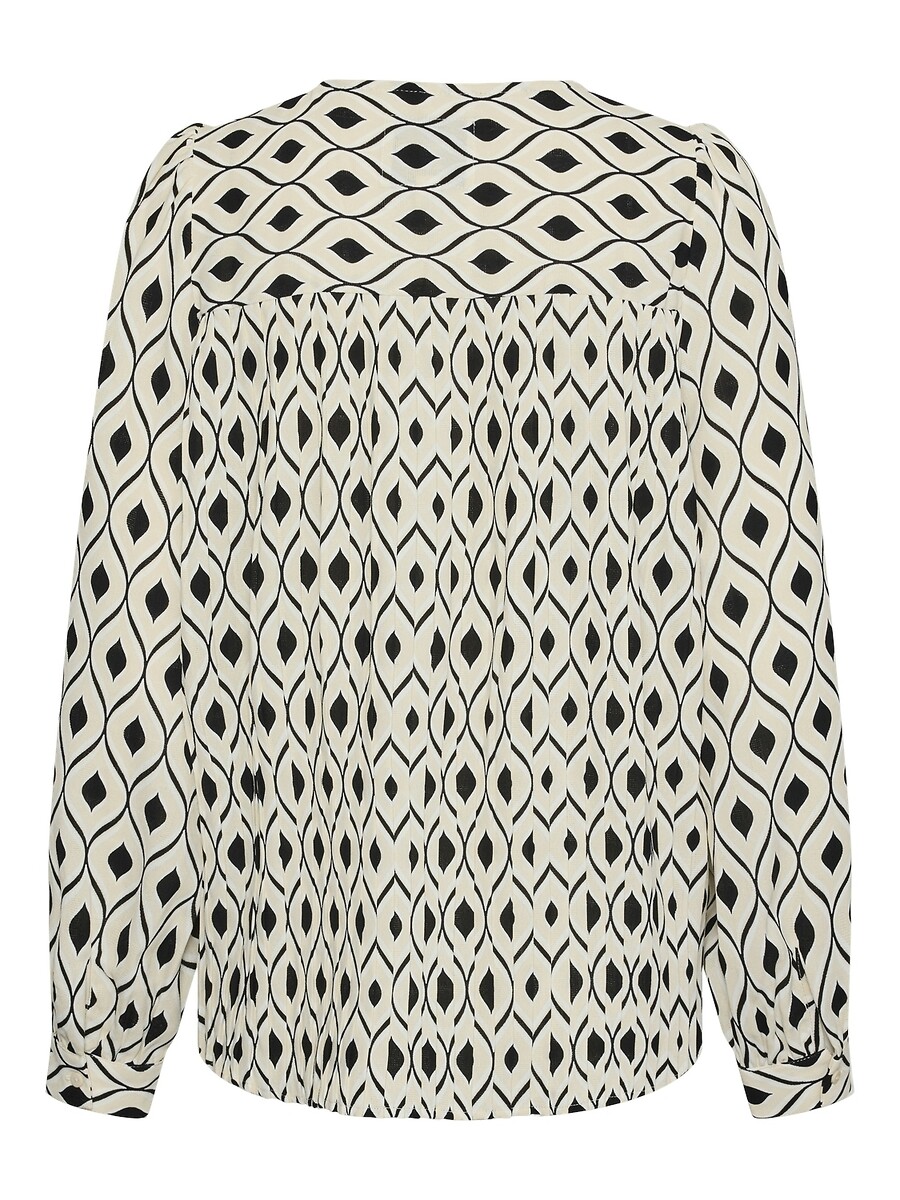 VERO MODA<br>Blusa estampada com decote em V