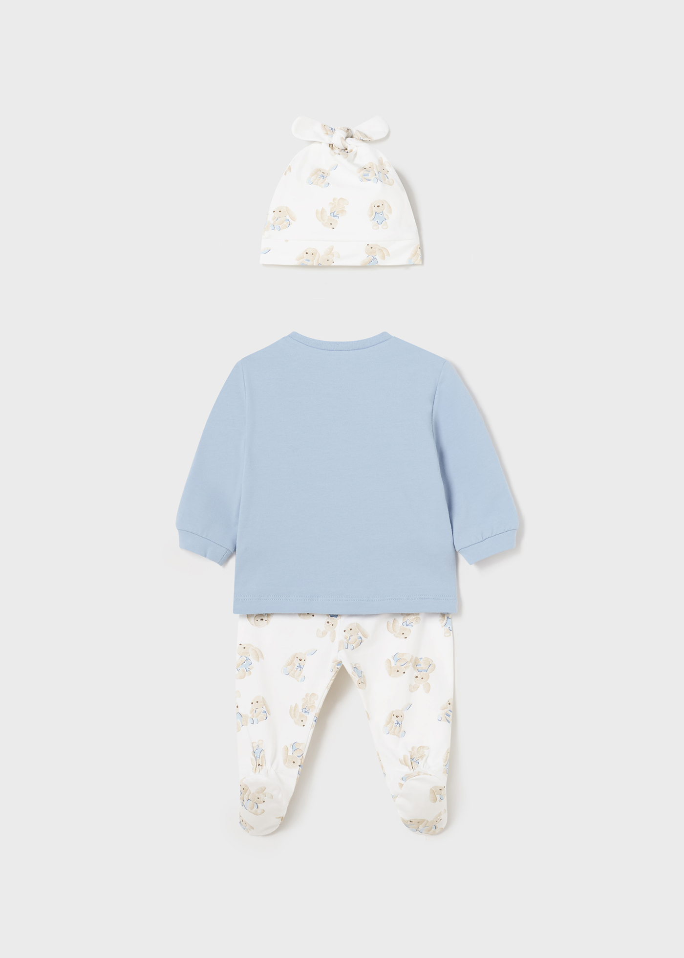 Conjunto de 3 peças Better Cotton para recém-nascidos, cor Sky