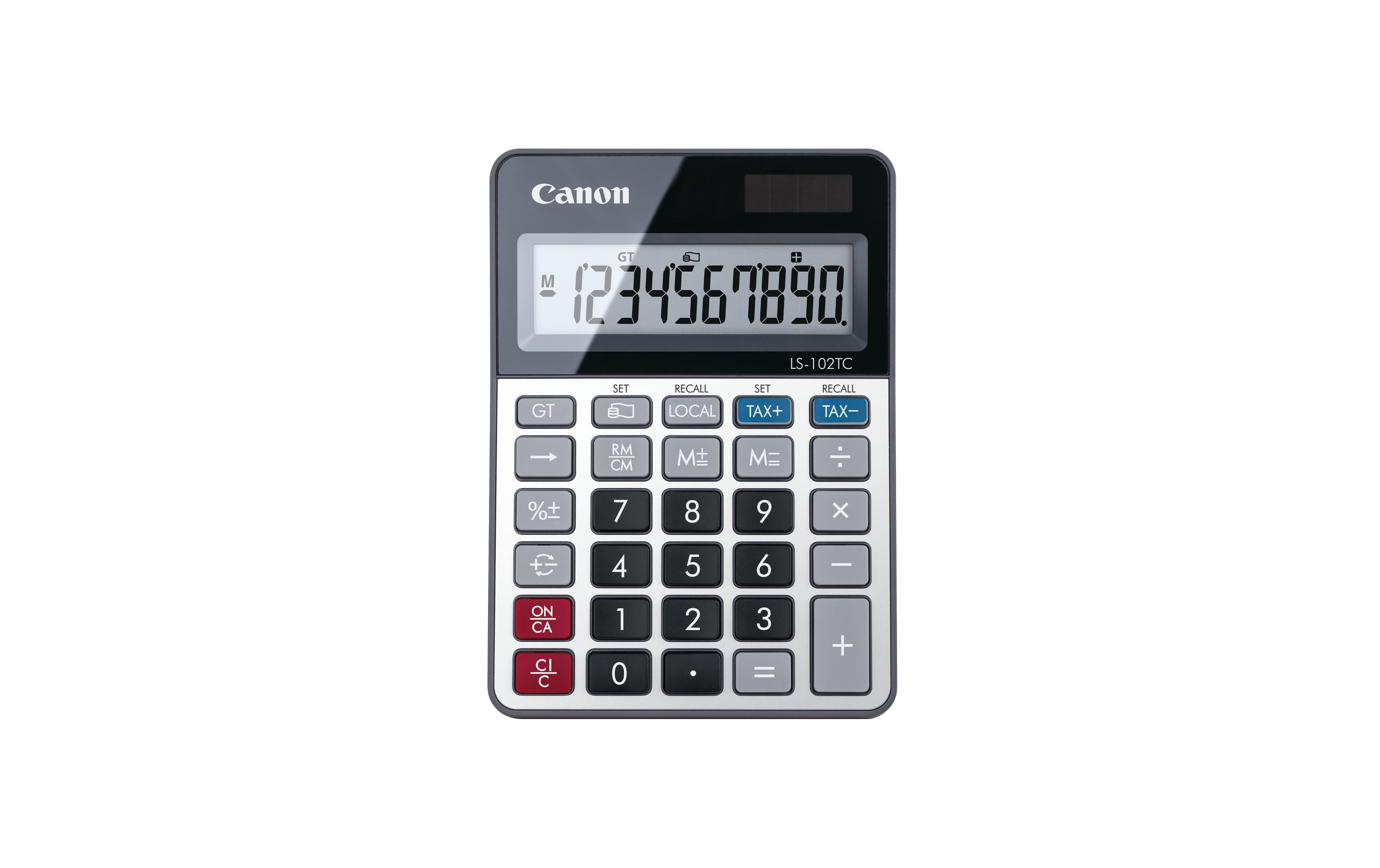Taschenrechner CA-LS102TC 10-stelligTischrechner von Canon