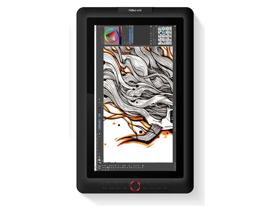 XPPen Artist 15.6 Pro, Ledningsført, 5080 lpi, 344,16 x 193,59 mm, USB, 1 cm, 0,1 mm