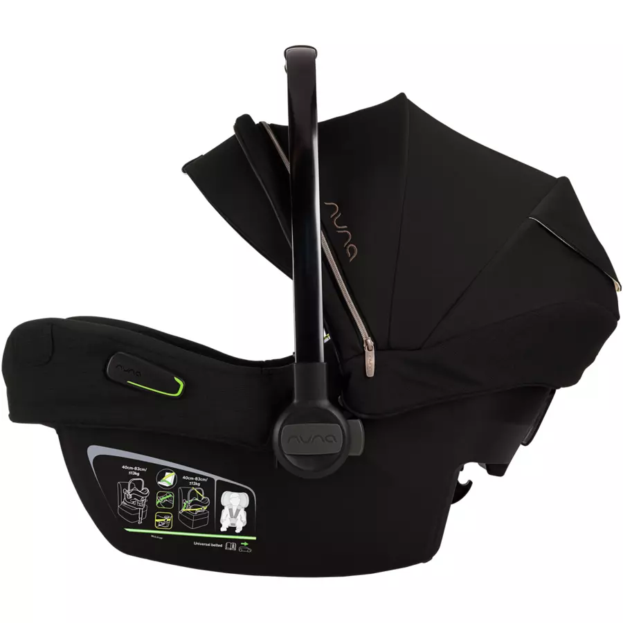 Nuna Kinderwagen MIXX next inkl. Babywanne & Babyschale PIPA next i-Size Riveted