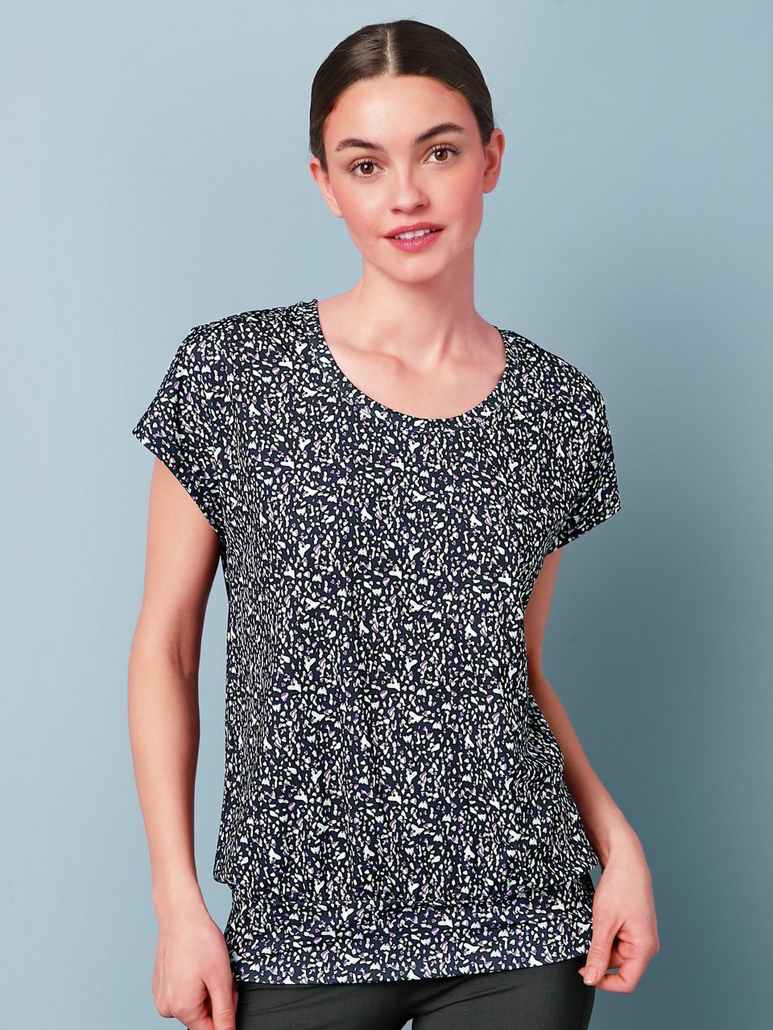 Rundhals-Shirt
