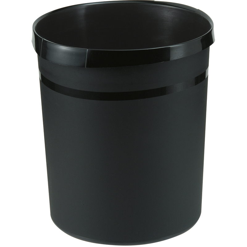 Han Papierkorb Grip, 18 l, schwarz