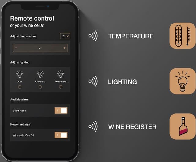 La Sommeliere vinkøleskab APOGEE150PV
