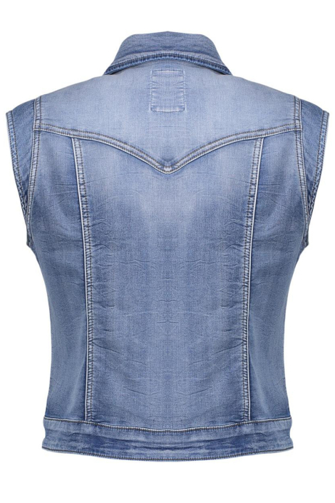 Geisha blauwe dames gilet