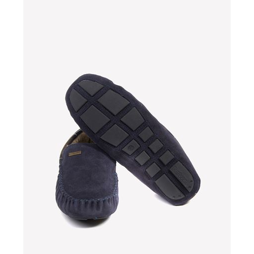 Barbour Monty Slippers, Navy, 45