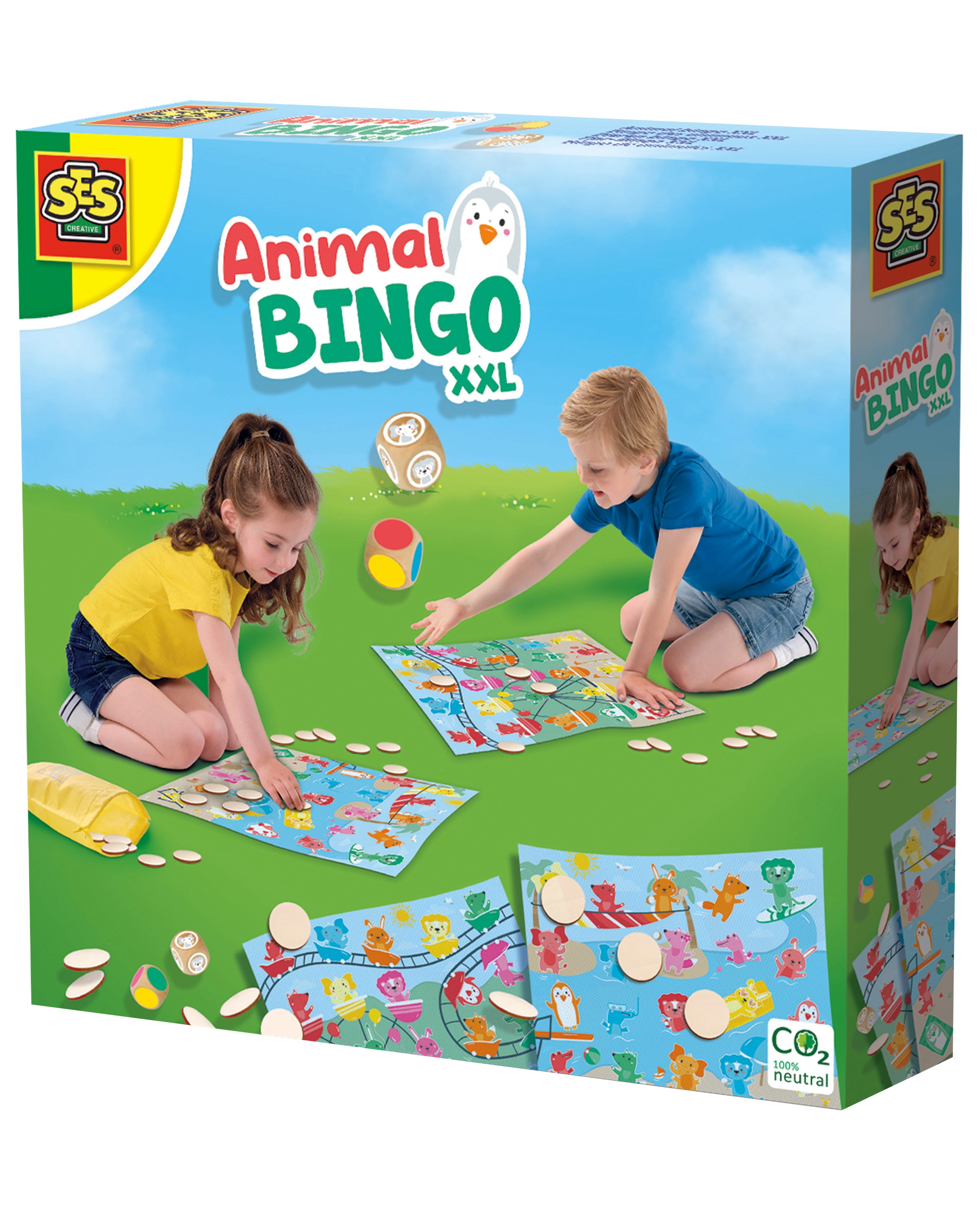 XXL-Bingo TIERE 54-teilig