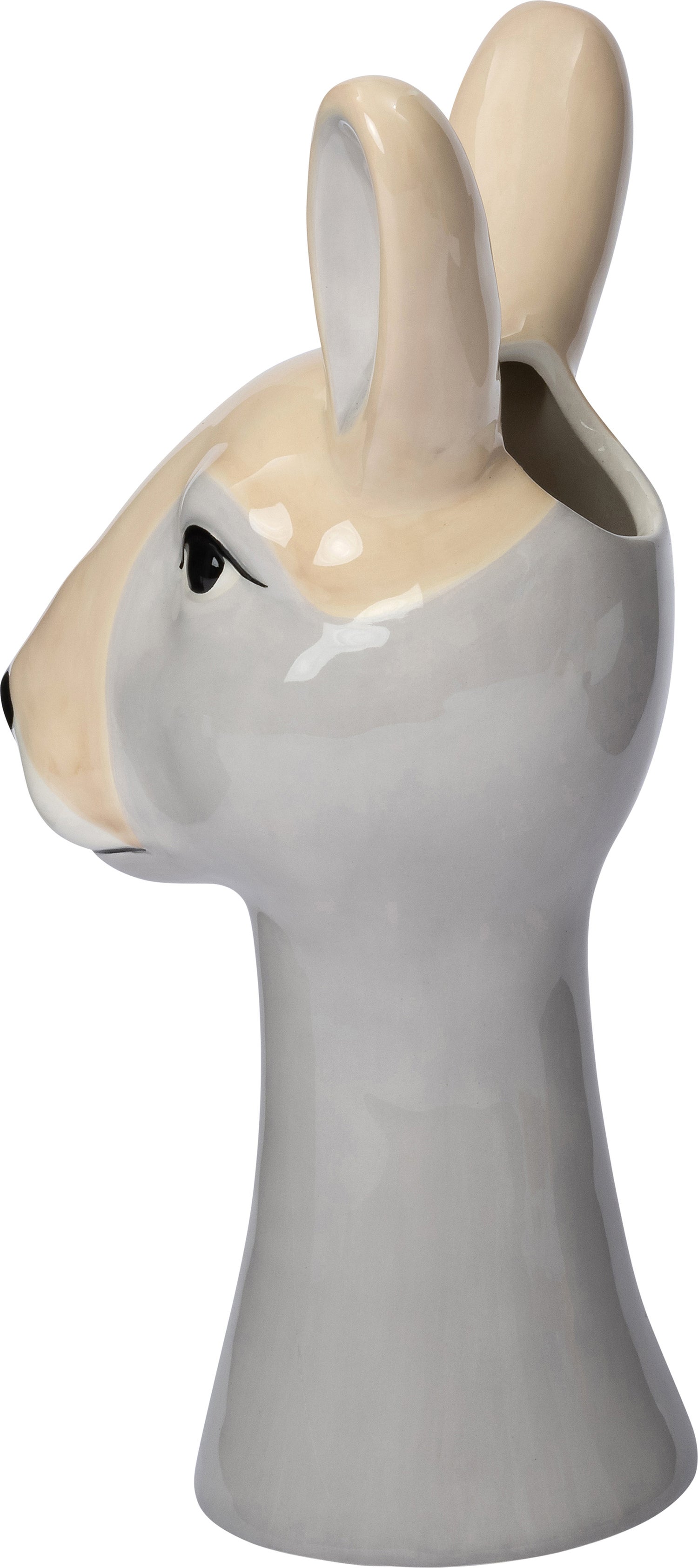 Intratuin bloempot Kangoeroe grijs14 x 11,5 x 24 cm