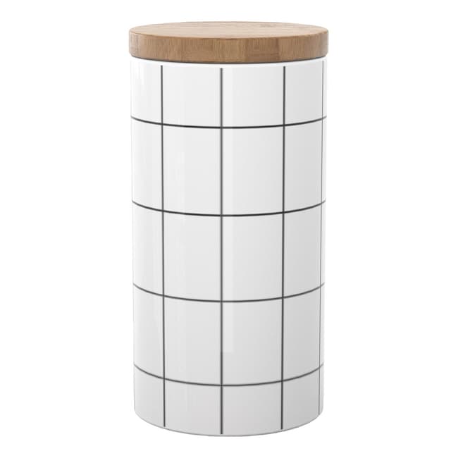 Opbevaringsbeholder til te og kaffe i keramik (18,5 x