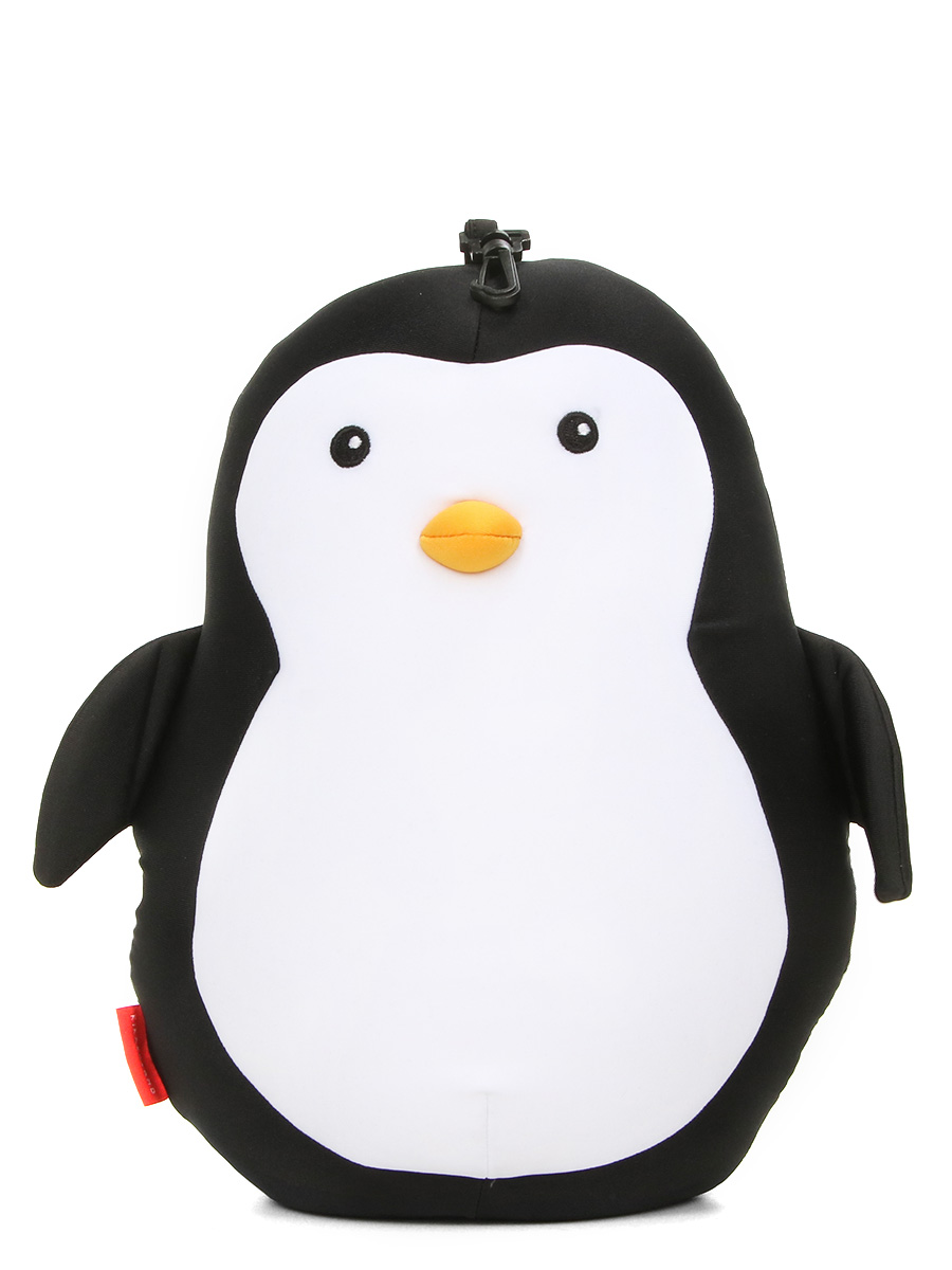 Coussin de voyage Kikkerland Zip & Flip Pingouin