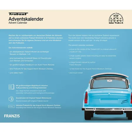 Franzis Adventskalender Trabant