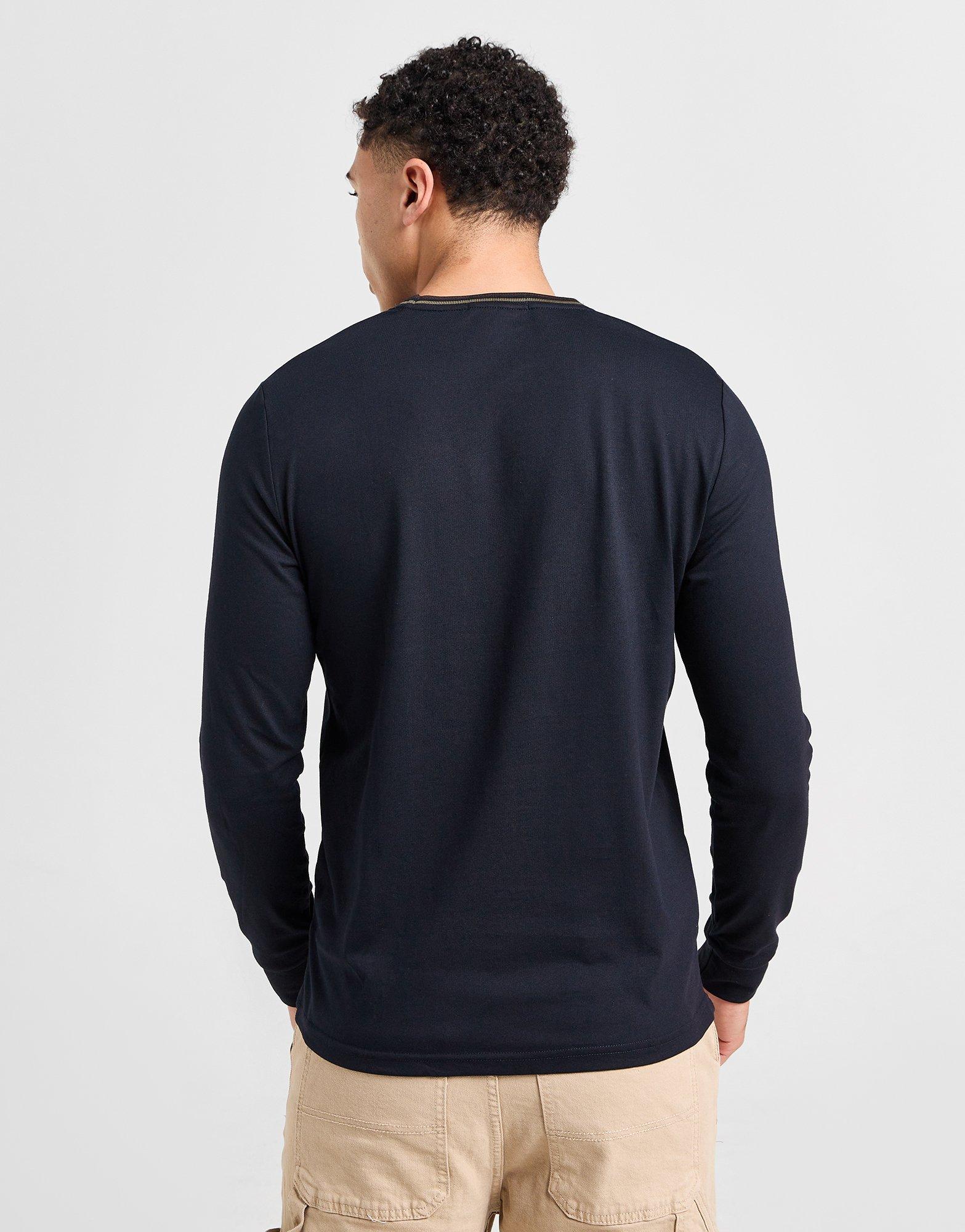 Fred Perry T-shirt Manches Longues Twin Tip Homme