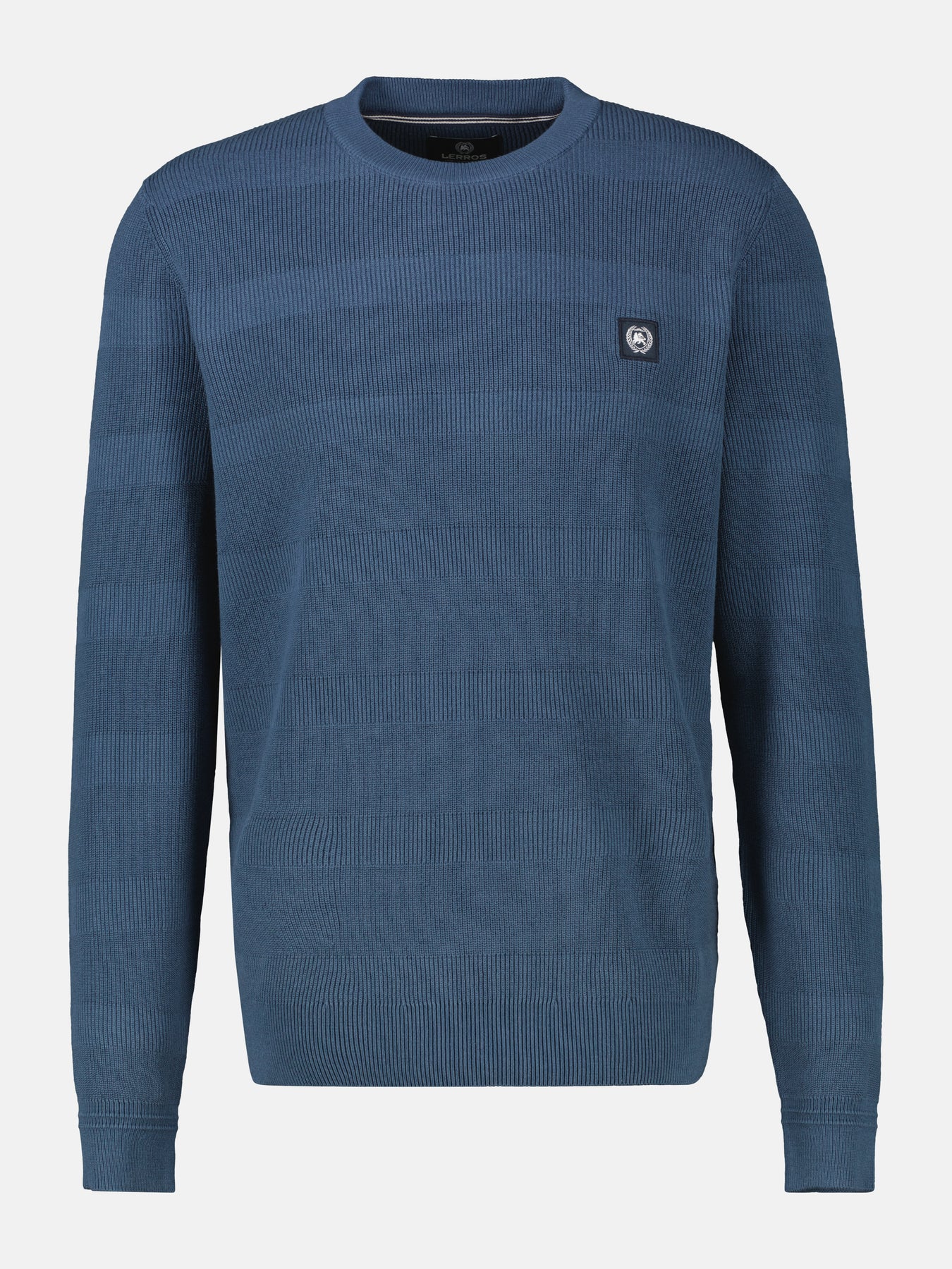 Strickpullover für Herren, tonal gestreift