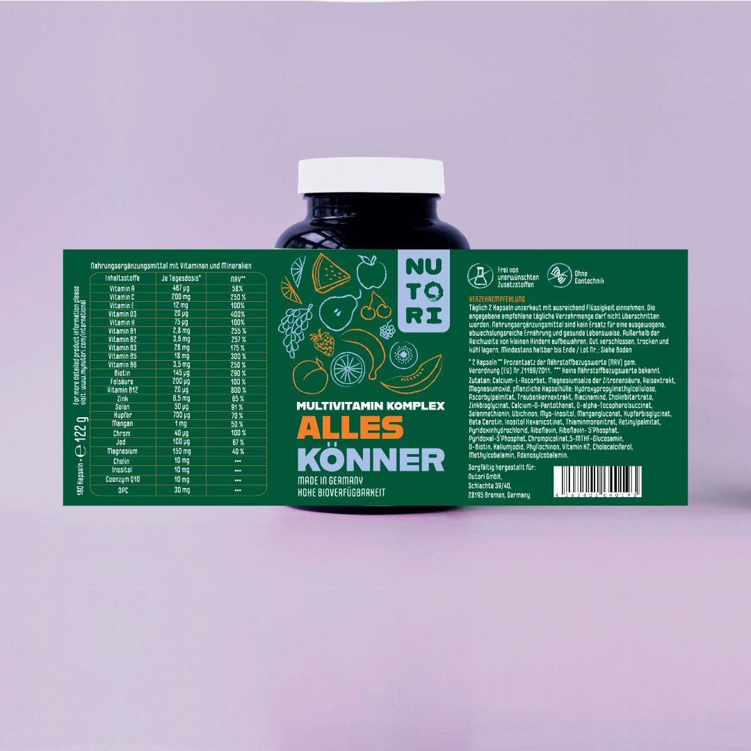 Nutori - ALLES KÖNNER - Multivitamin Komplex
