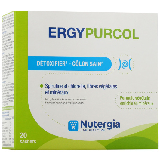 Nutergia Ergypurcol Côlon sain - Complément alimentaire détoxifiant