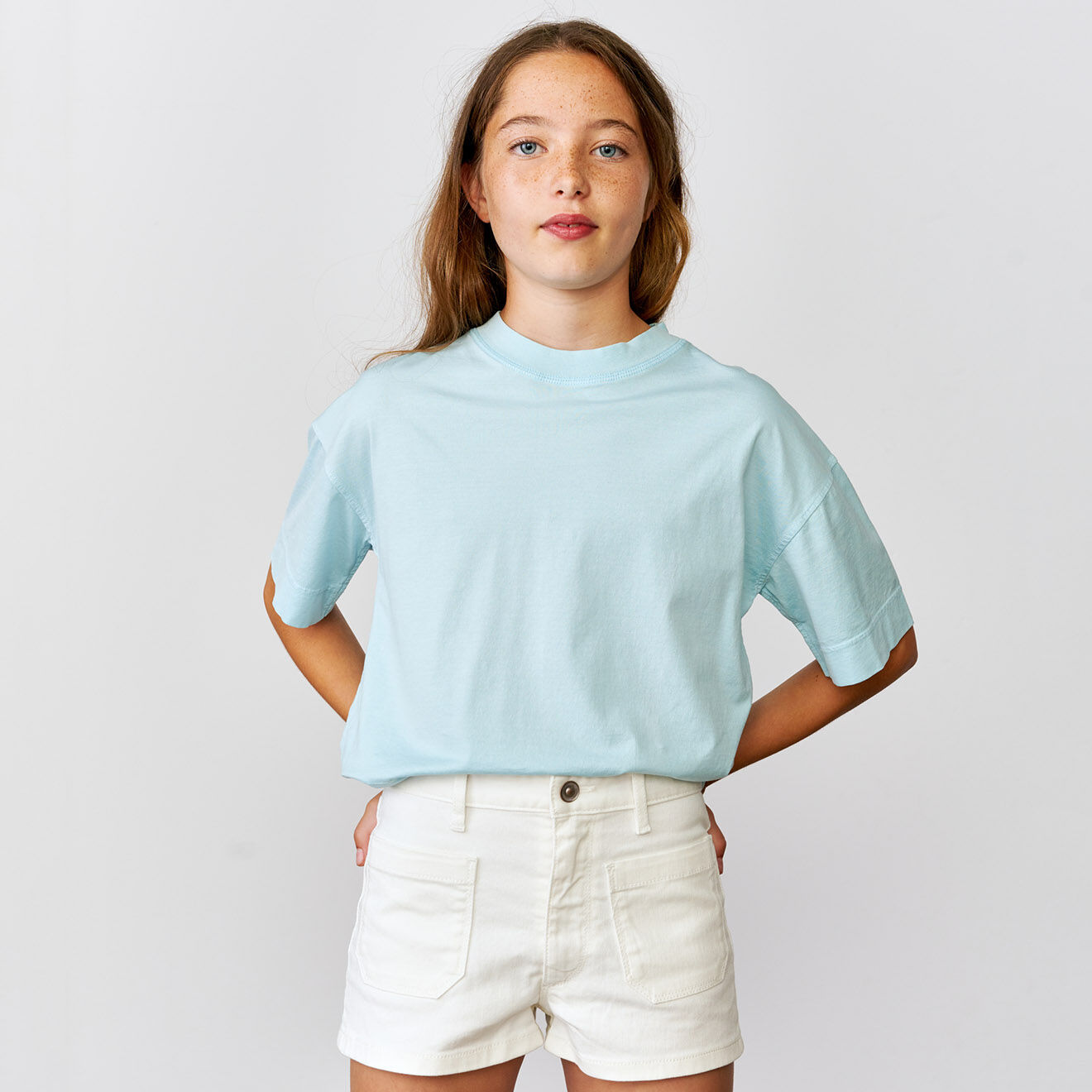 Bellerose Short en jean Preppy en Coton écru