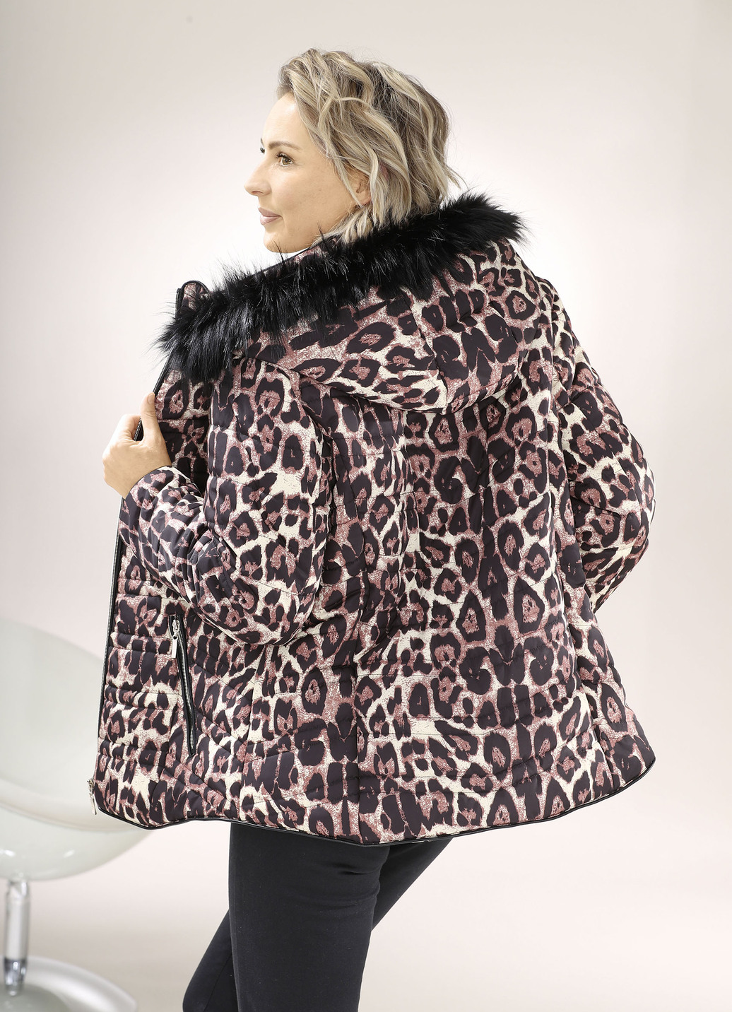 Jacke mit Stretchgürtel