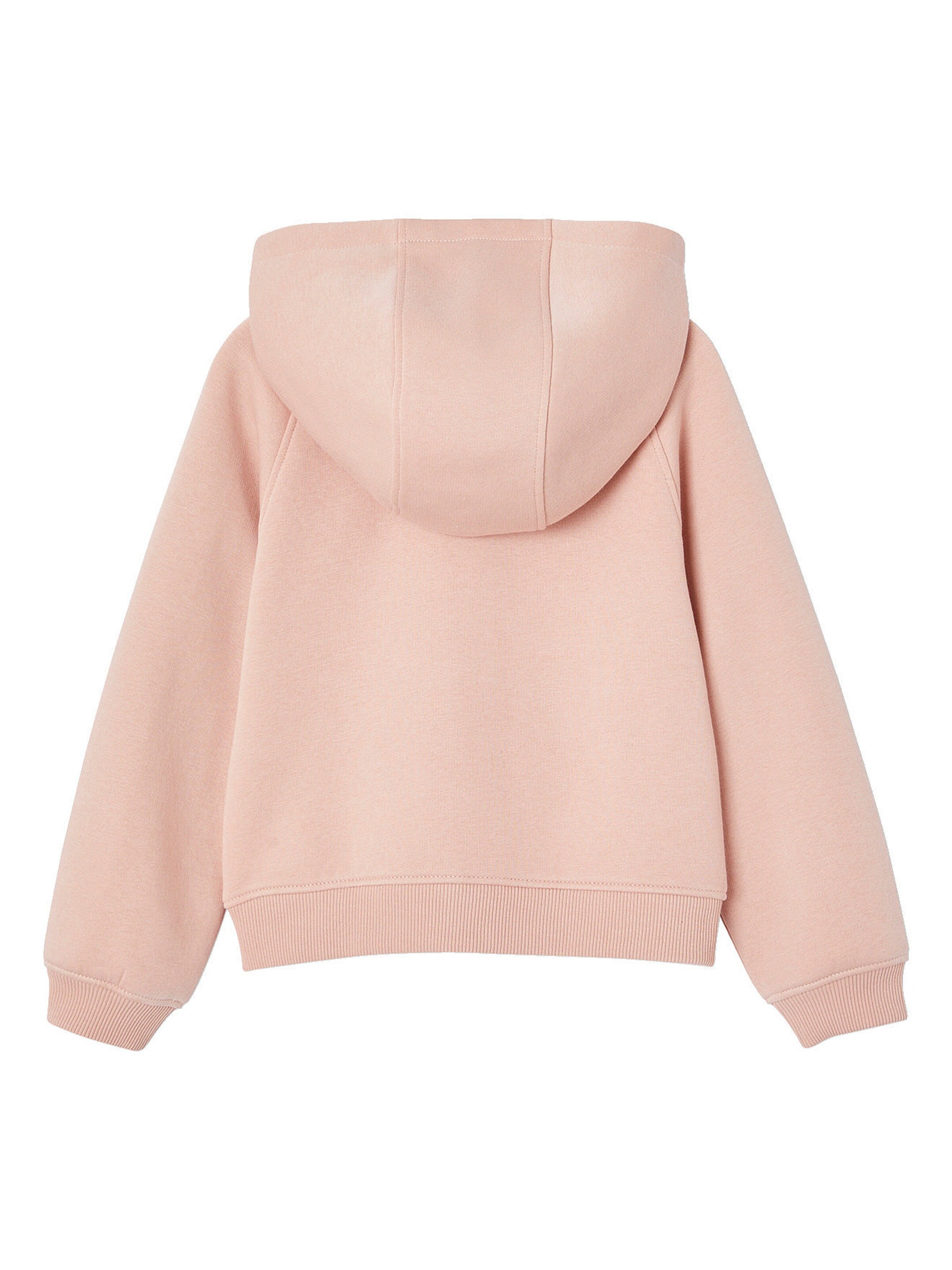 Vertbaudet Mädchen Kapuzensweatjacke für Sport und Freizeit mit Recycling-Polyester rosa