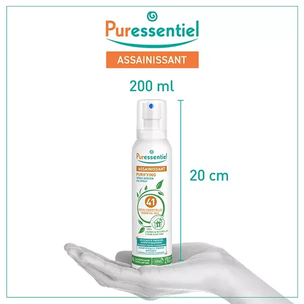 Puressentiel Spray Assainissant aux 41 Huiles Essentielles 200ml