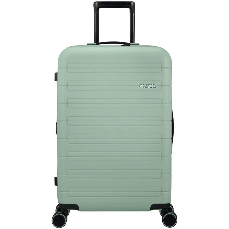 American Tourister Novastream - 4-Rollen-Trolley M 67 cm erw. nomad green