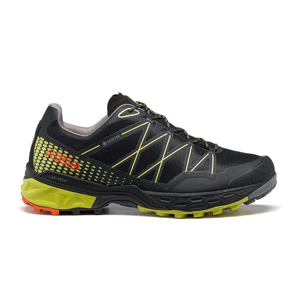 Asolo TAHOE GTX - Chaussures trekking Homme black/safety yellow