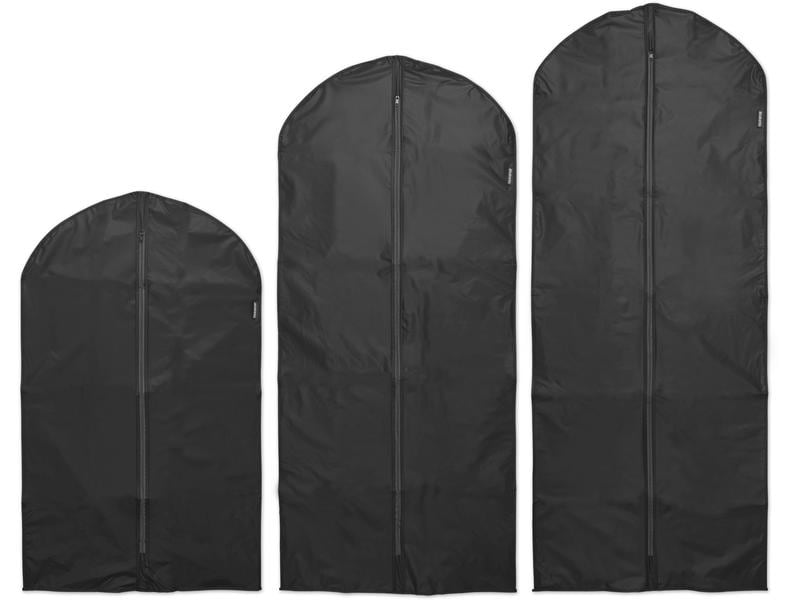 Brabantia Kleiderschutzhülle M, L & XL 3 Stück Bekleidungsschutzhüllen
