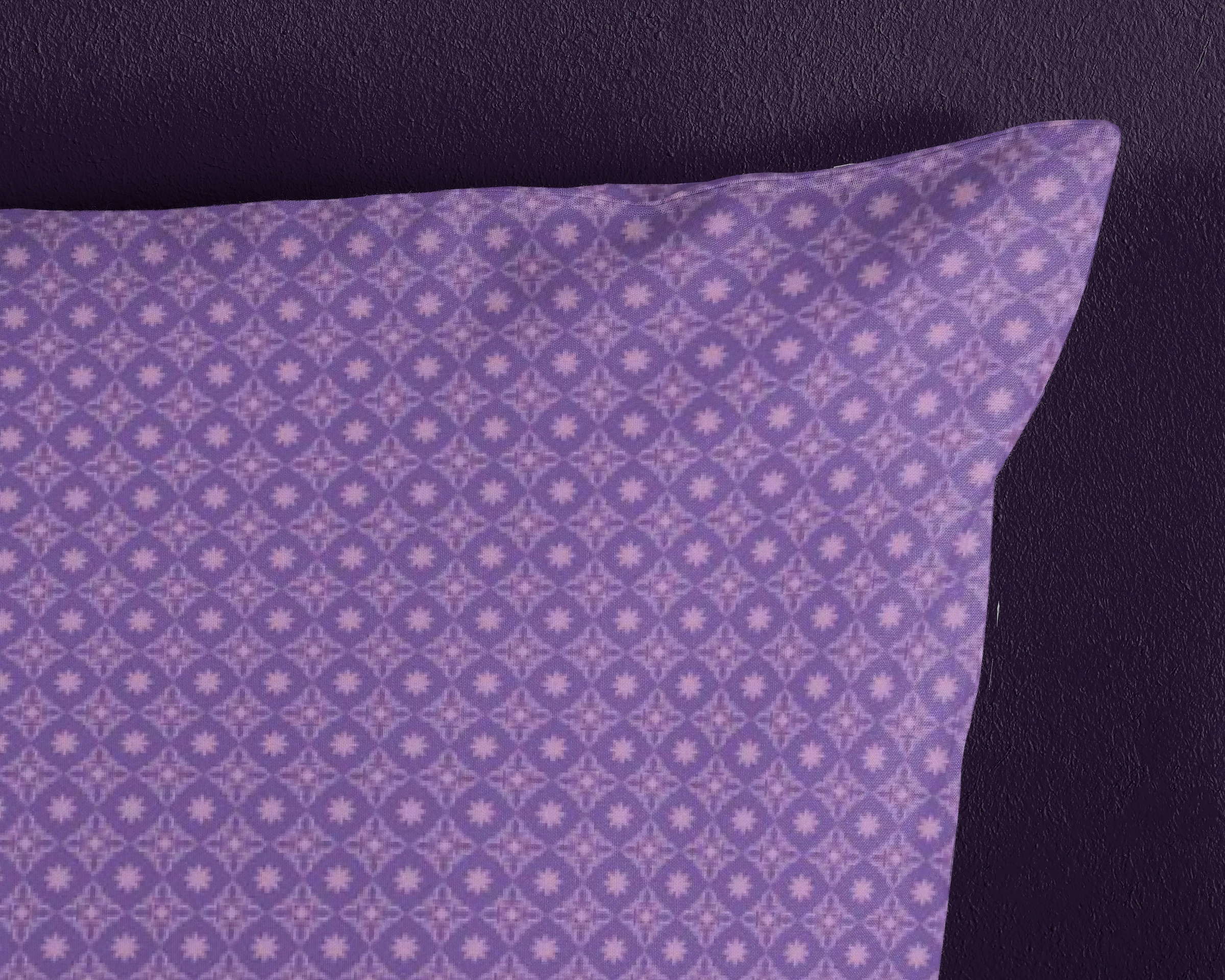 hip Kissenhülle »Vitori« Baumwolle, Mako-Satin, 40x80, 1 Stück, Reissverschluss, Vitori, Lila