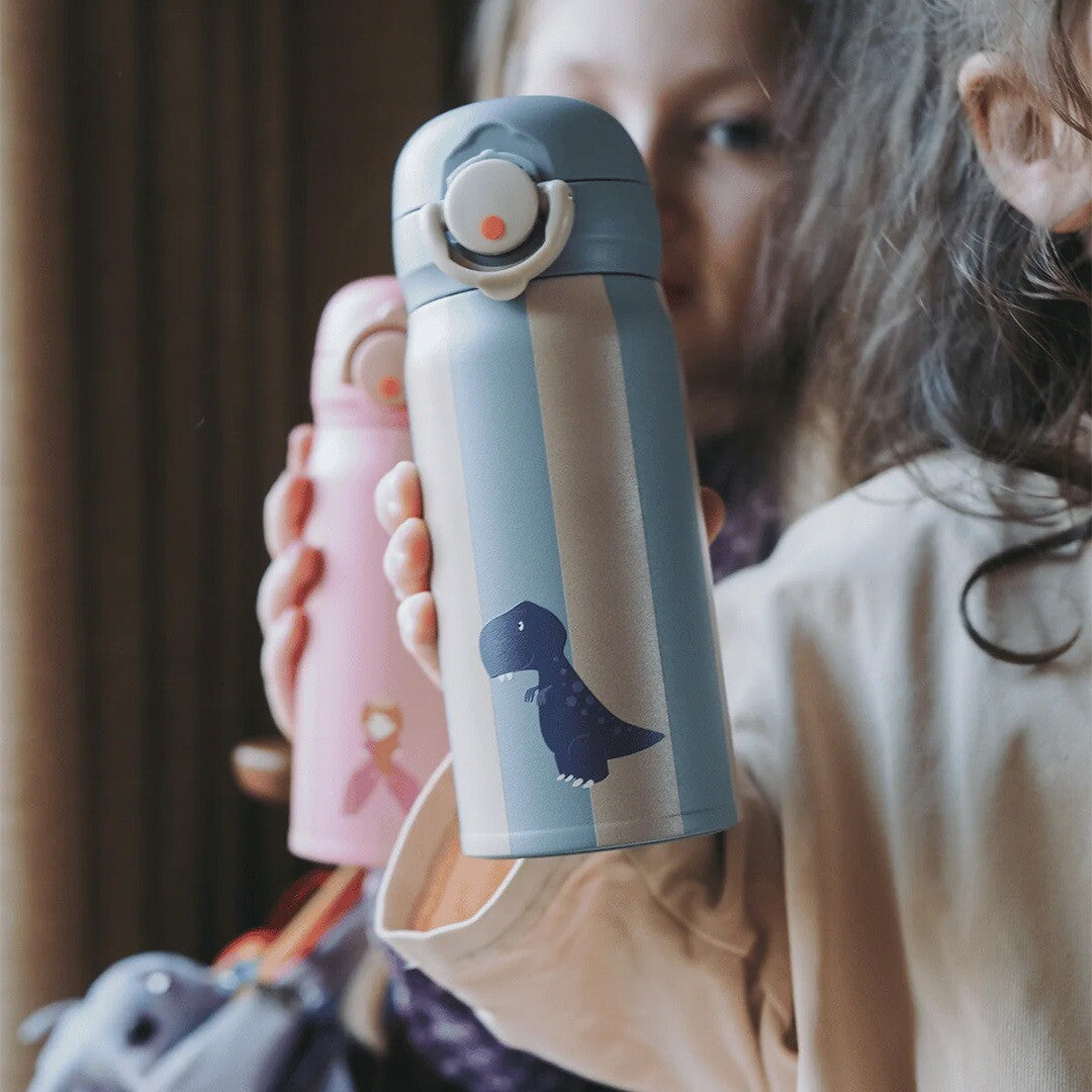Noui noui rvs thermosfles - dino - 350 ml