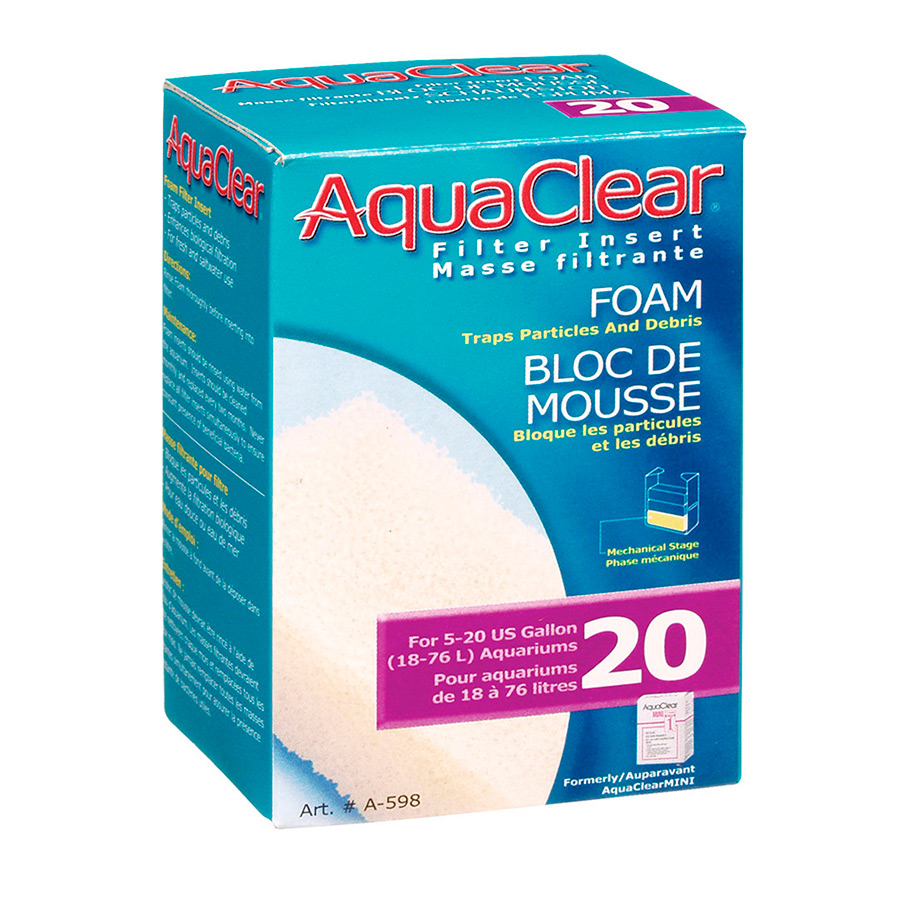 Filtro de esponja AquaClear Foamex para aquários