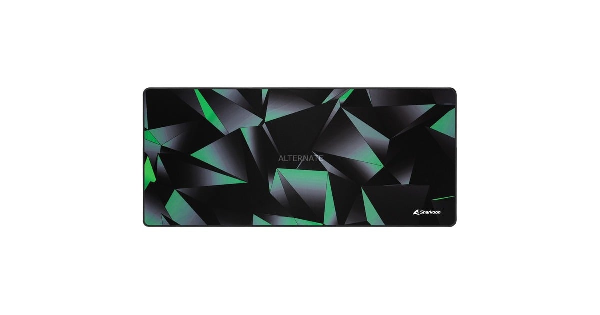SharkoonSKILLER SGP30 XXL Stealth gaming muismat  (Zwart/lichtgroen)