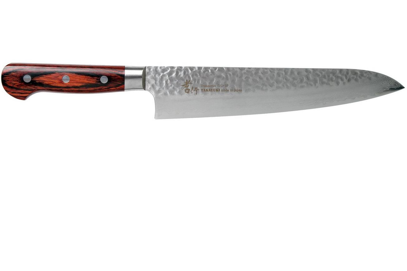 Sakai Takayuki 33-Layer Damascus koksmes 24 cm