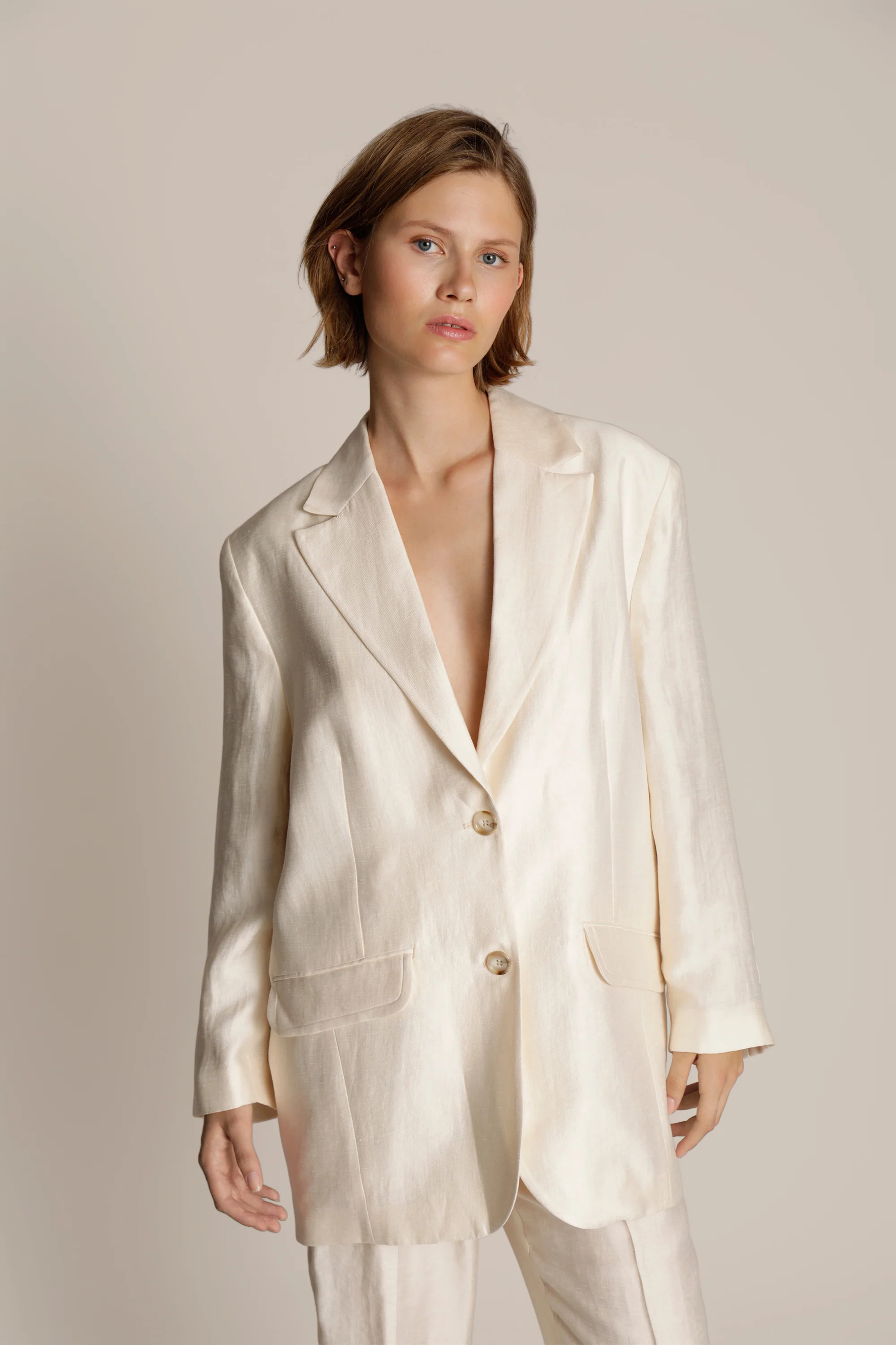MUNTHE  Manchester blazer - creme