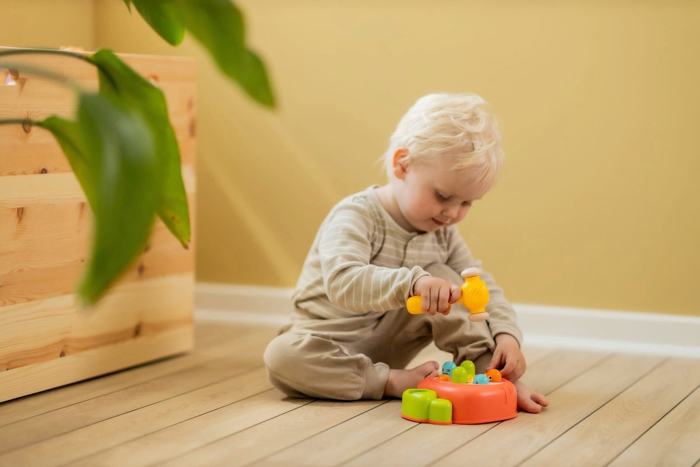 Scandinavian Baby Products Hammerspielzeug – Fang die Maulwürfe