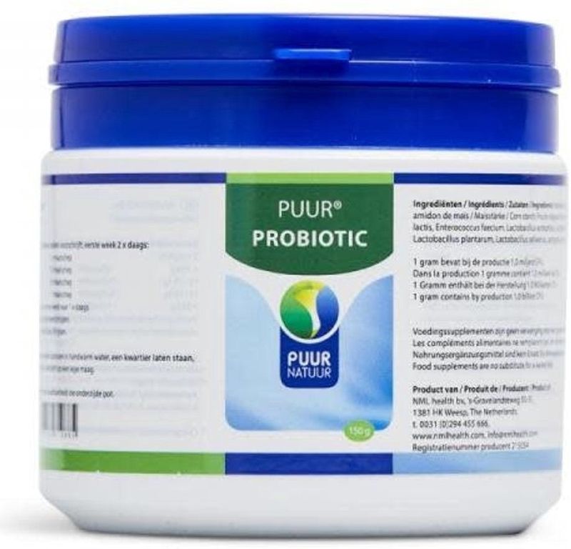 Puur Natuur Voedingssupplement Puur Probiotica - 50 gr