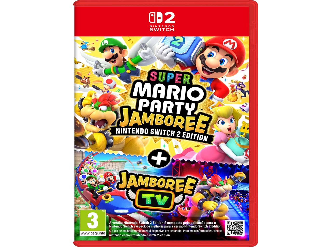 JOGO SWITCH 2 SUPER MARIO PARTY JAMBOREE 2 EDITION