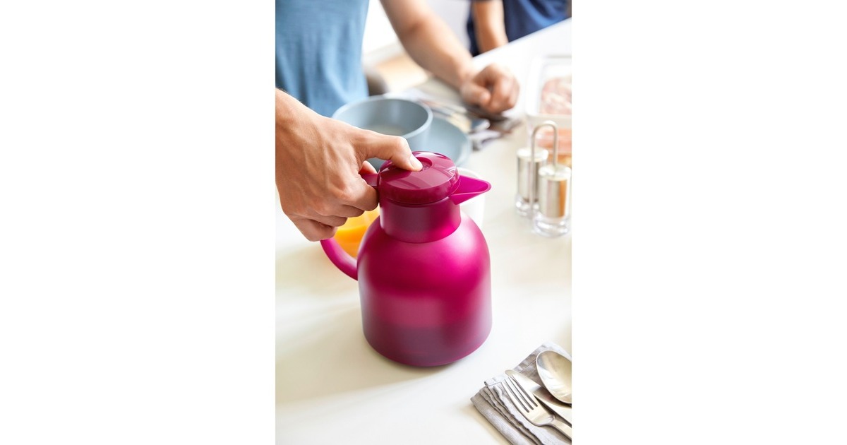 EmsaSAMBA Isoleerkan  (Aubergine, 1 Liter, Quick Press Sluiting)