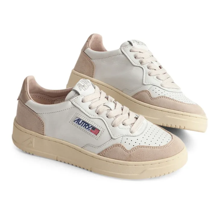 Autry Baskets Medalist Low Cuir/Suède | Beige