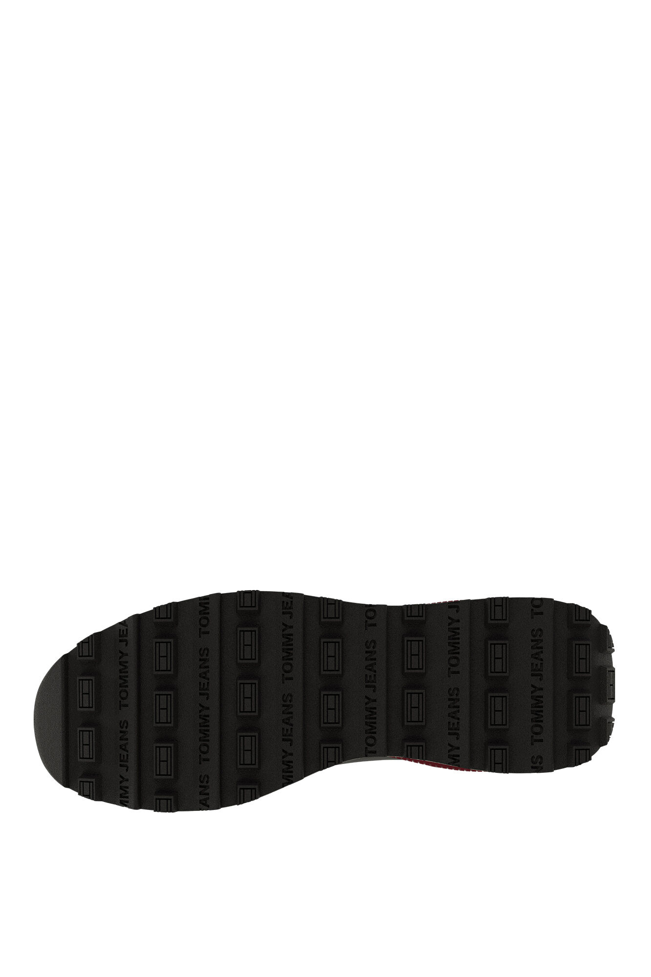 Tênis masculino Tommy Jeans com sola serrilhada.