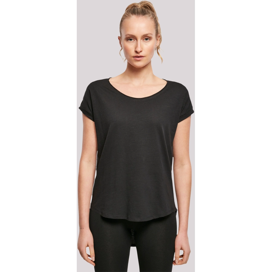 F4NT4STIC Long Cut T-Shirt Mount Fuji schwarz