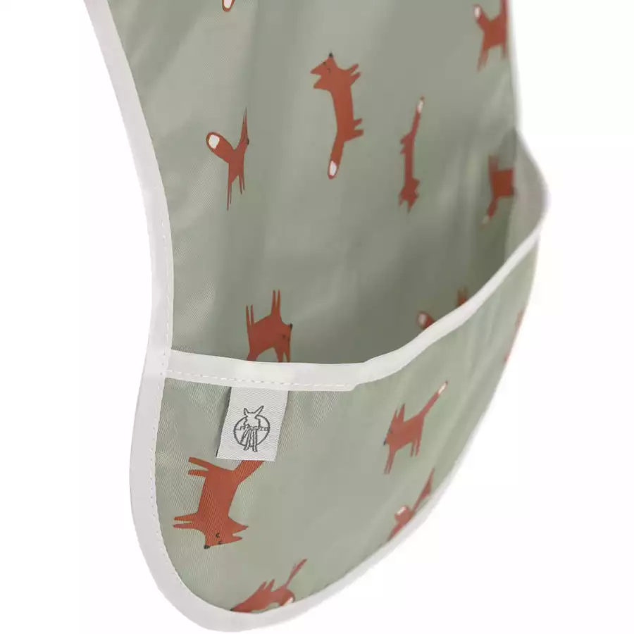 Lässig Lätzchen mit Auffangschutz 2er Pack Little Forest Fuchs