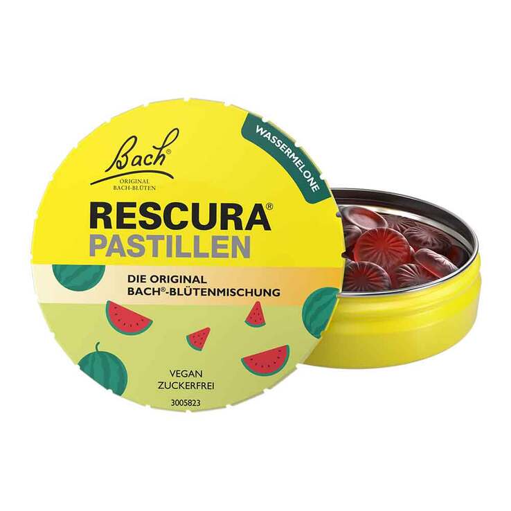 Bachblüten Original Rescura Pastillen Wassermelone, 50 g