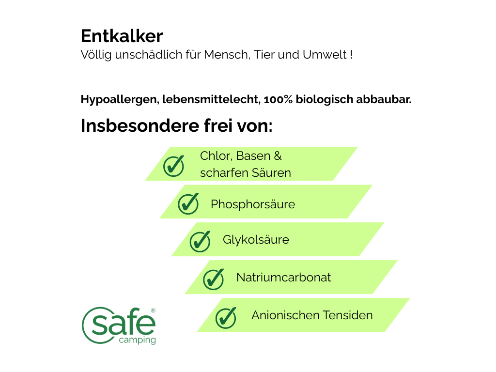 SAFE CAMPING ontkalker - 250 ml