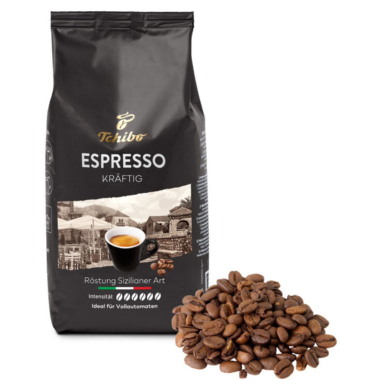 Tchibo Bohnenkaffee Espresso kräftig