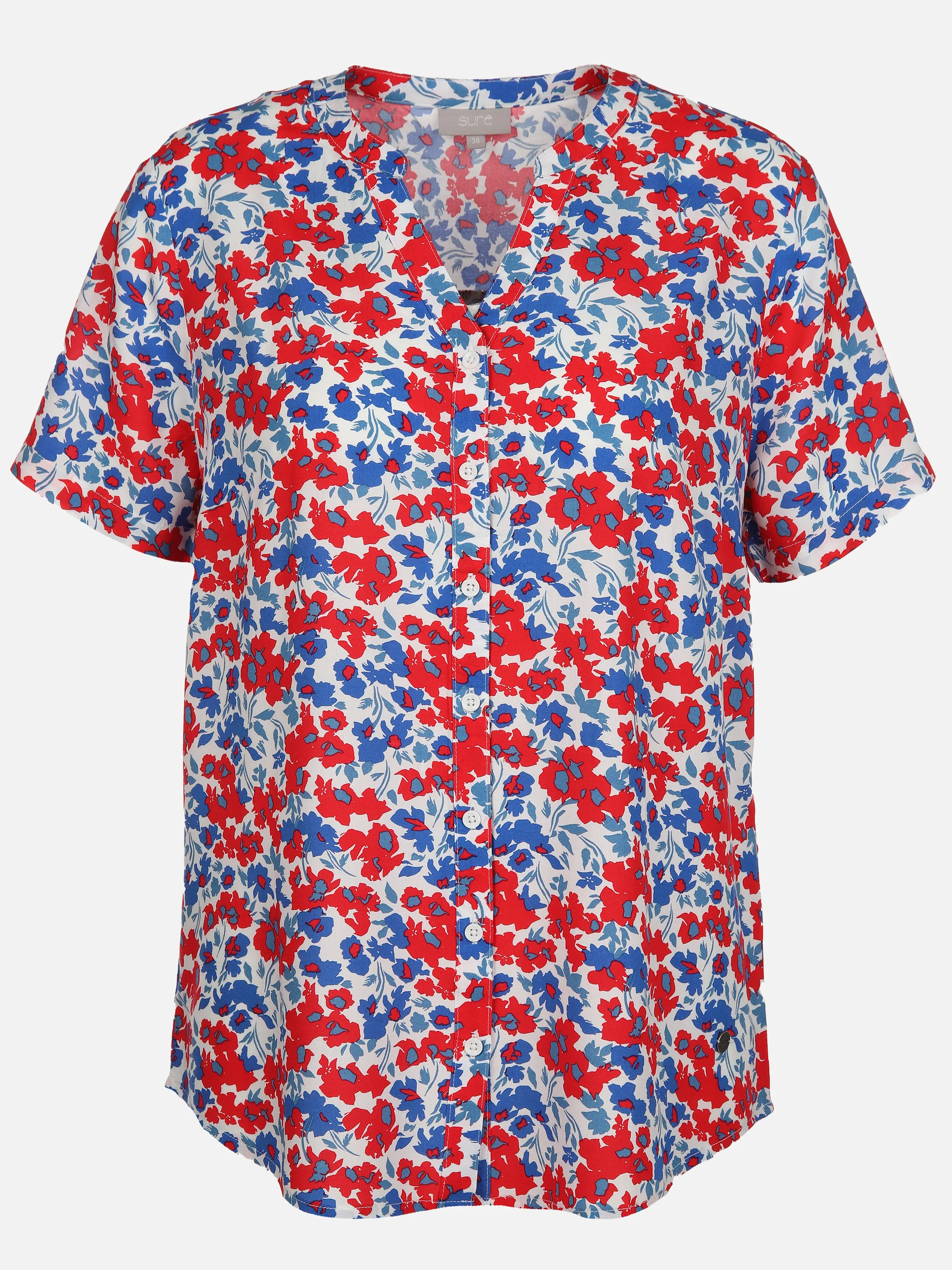 Damen Bluse mit Alloverprint