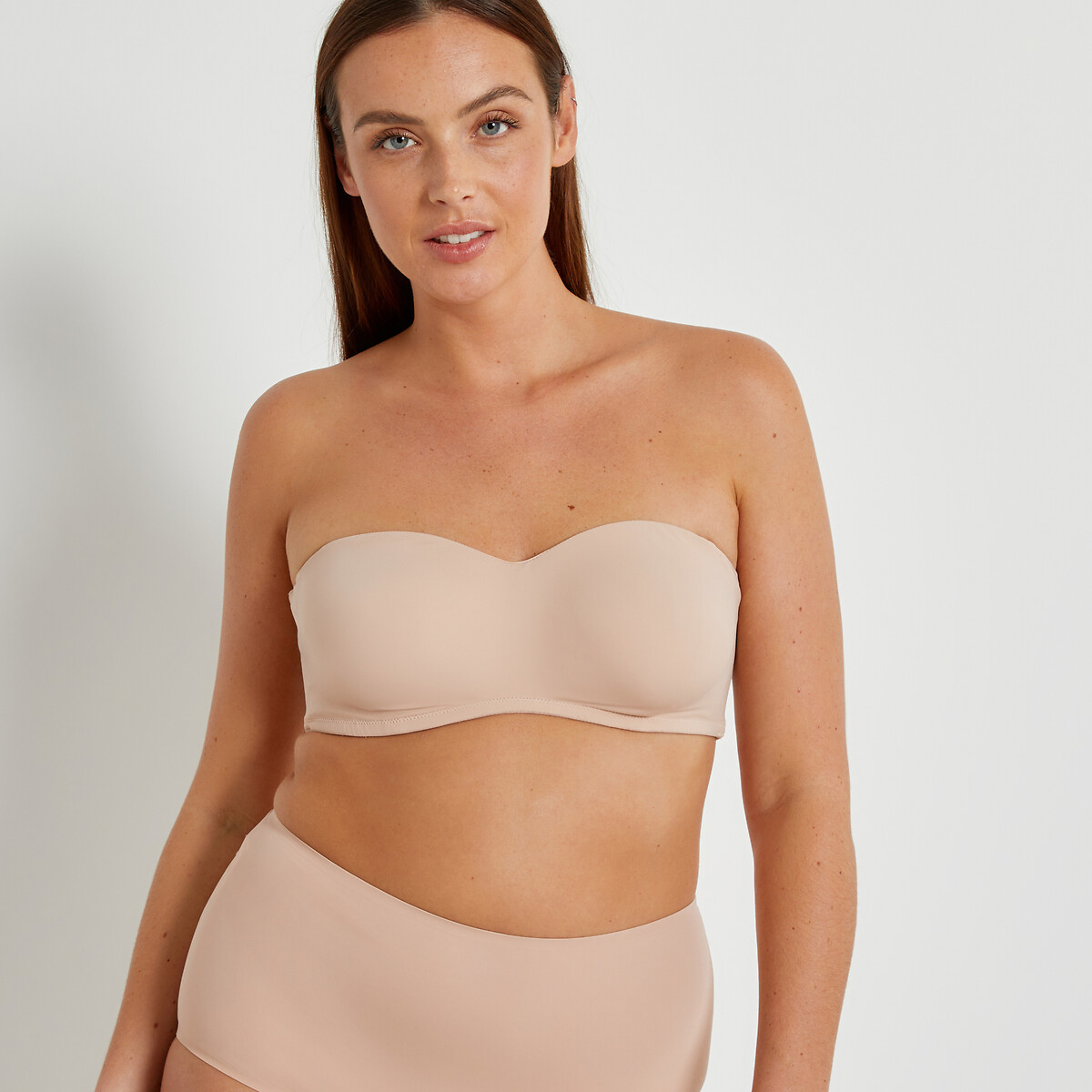 LA REDOUTE COLLECTIONS PLUS<br>Soutien cai-cai em microfibra-Invisível