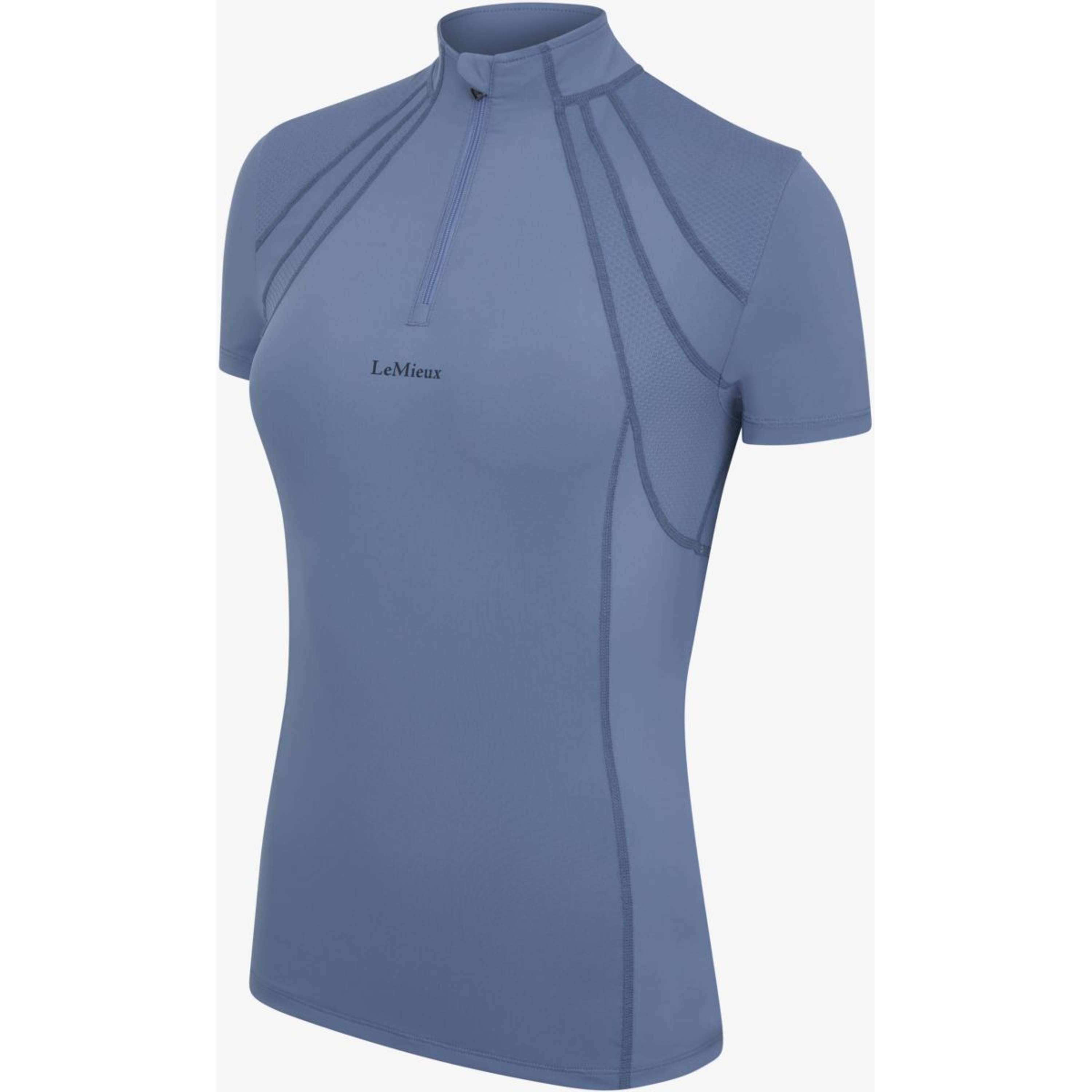 LeMieux Baselayer Mia Mesh Korte Mouwen Ijsblauw