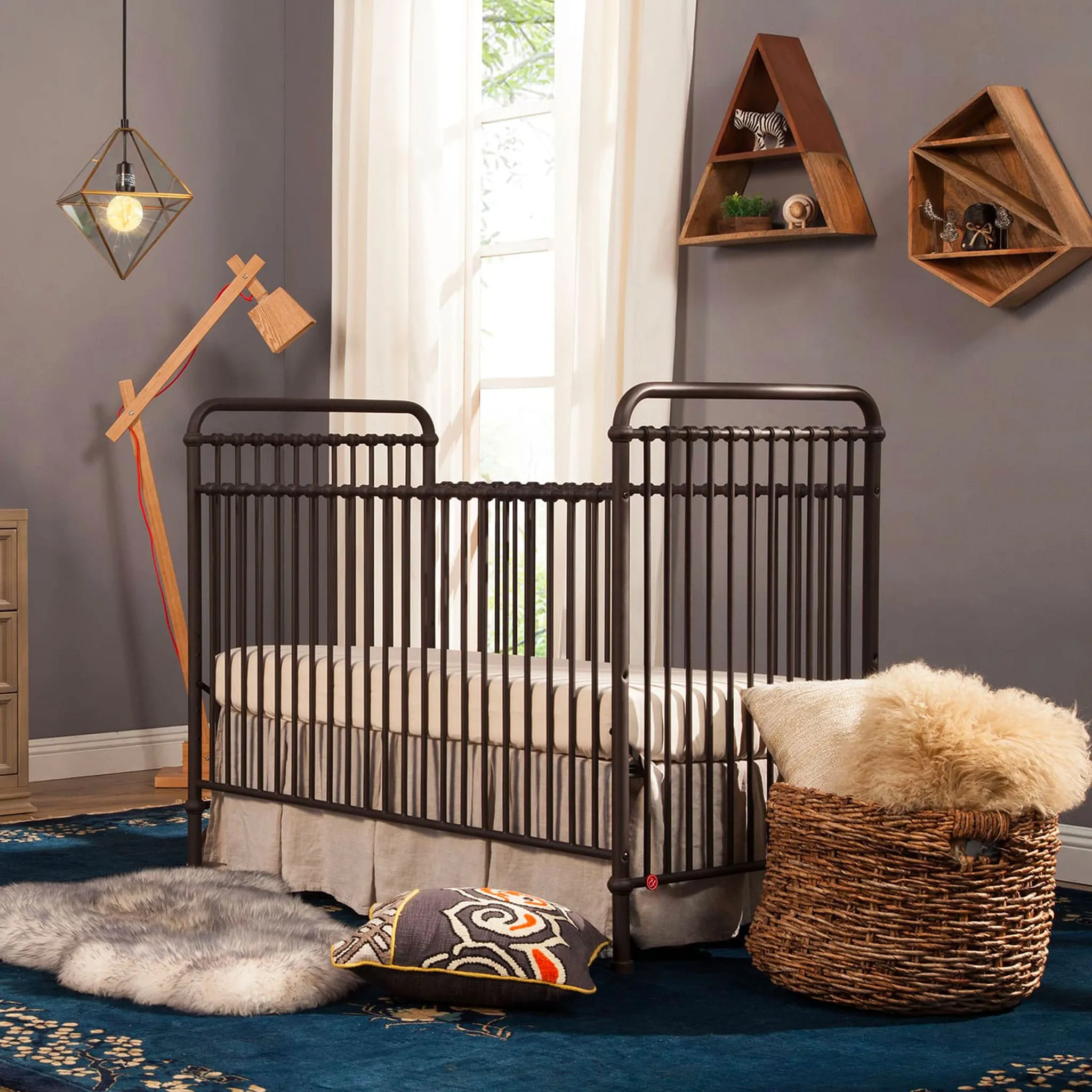 Million Dollar Baby Couchette Évolutive 3 en 1 Abigail - Fer Vintage